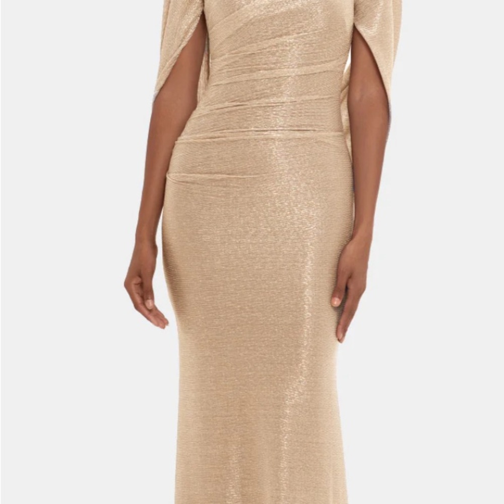 Light gold/silver (champagne) formal dress